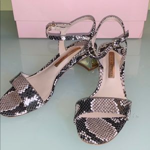 Sophia Webster Amber Snake Print Sandal